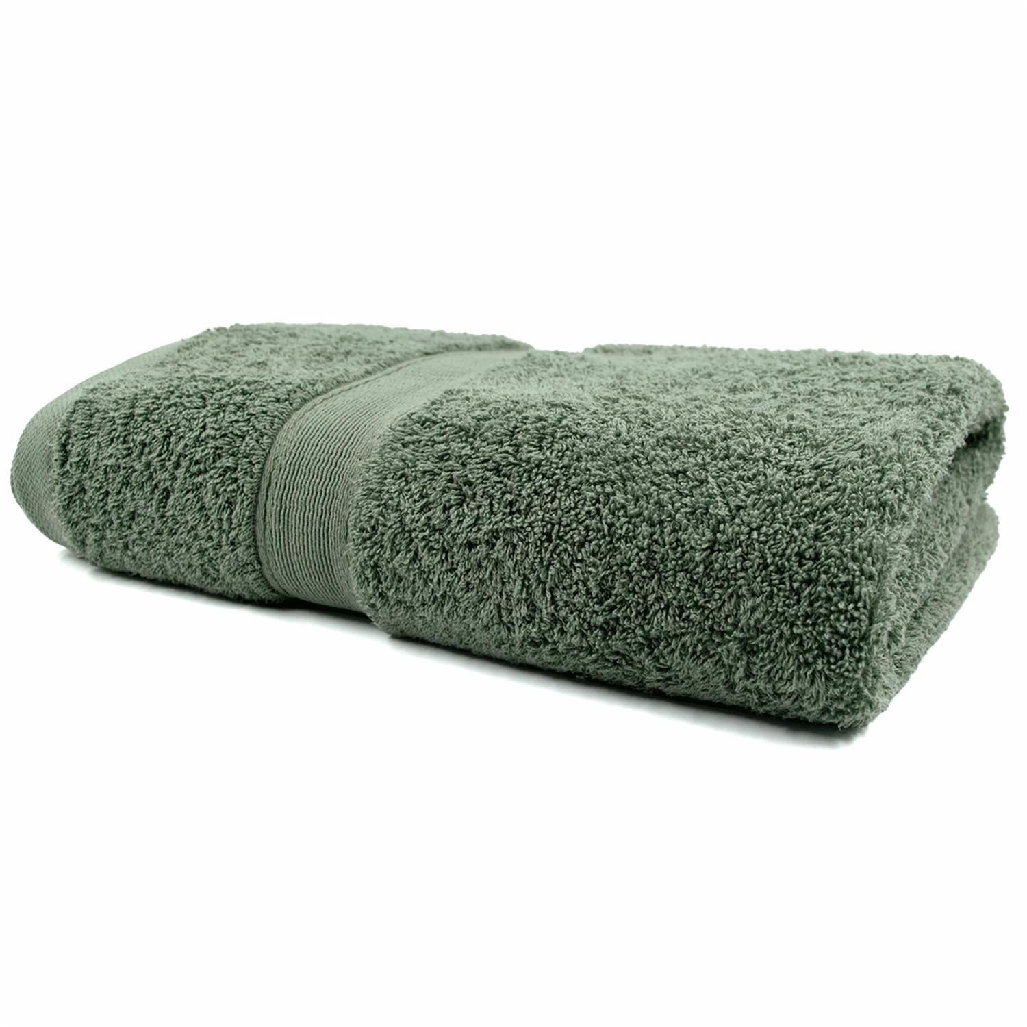 Toalla De Baño Verde Oliva 580 G/M² 100% Algodón SPRINGFIELD 140 X 70 Cm - Imagen 3