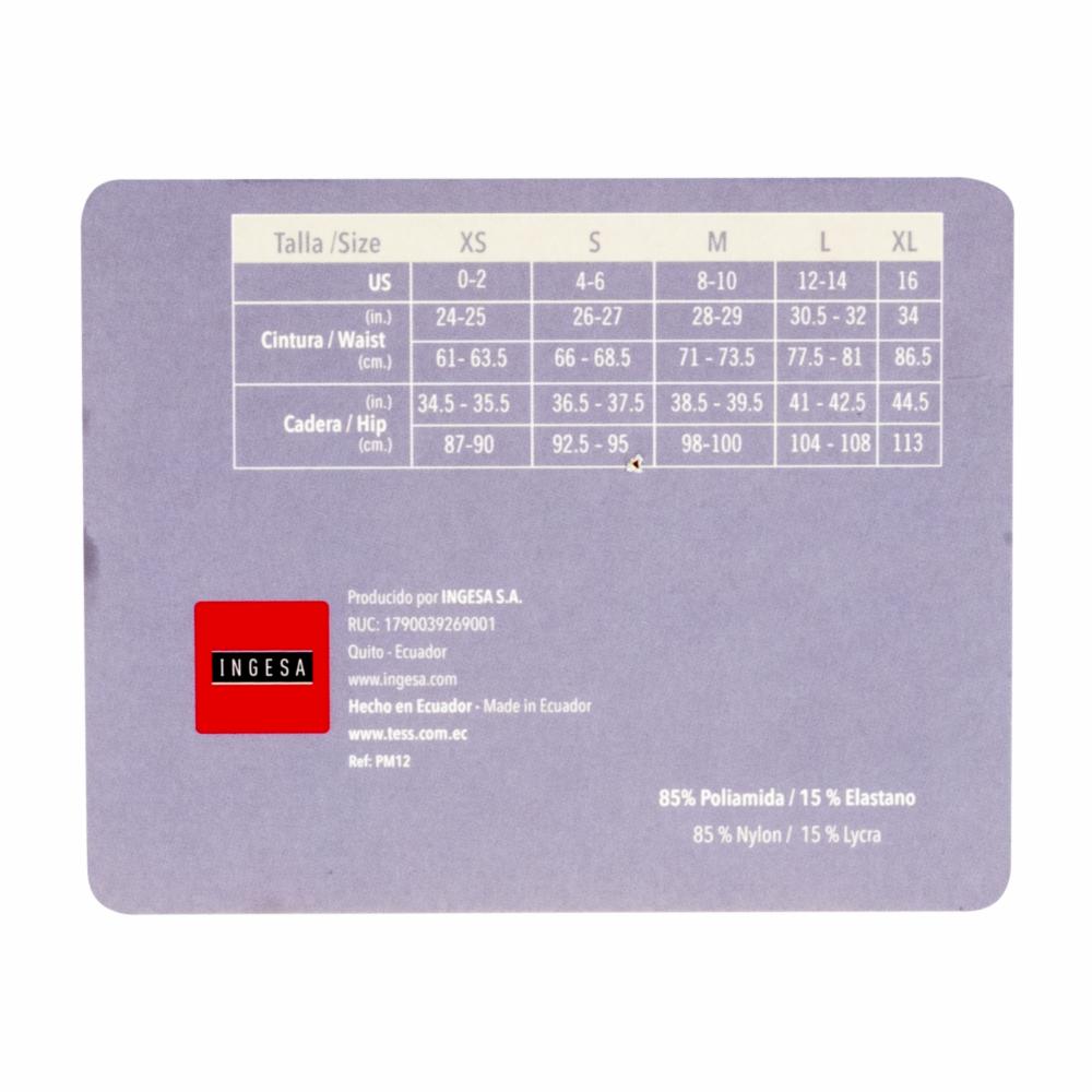 Faja Boxer Modelo Negro TESS Talla Grande - Imagen 3