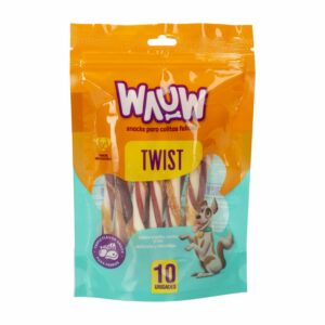 Snack Para Perros Twists WAUW 10 Unidades