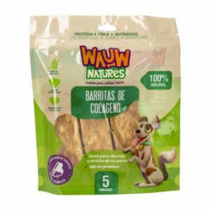 Snack Para Perros Barritas De Colágeno WAUW X 5 Uds