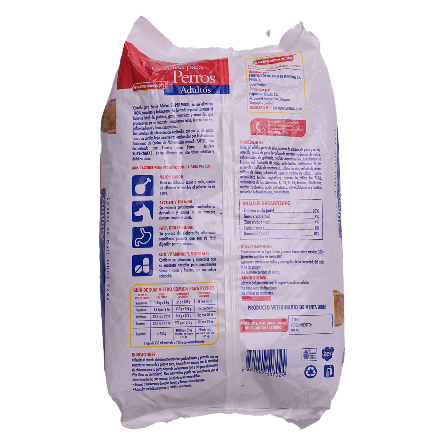 Alimento Para Perros Con Nutrientes SUPERMAXI 4 Kg - Imagen 4