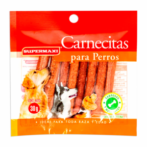 Snack Para Perros Carnecitas Para Toda Raza Y Edad SUPERMAXI 30 G