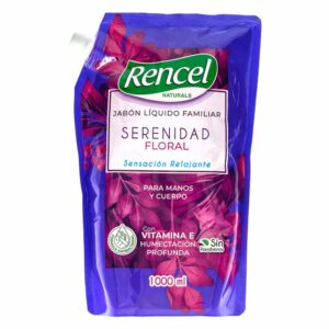 Jabón Antibacterial Serenidad Floral RENCEL 1000 Ml