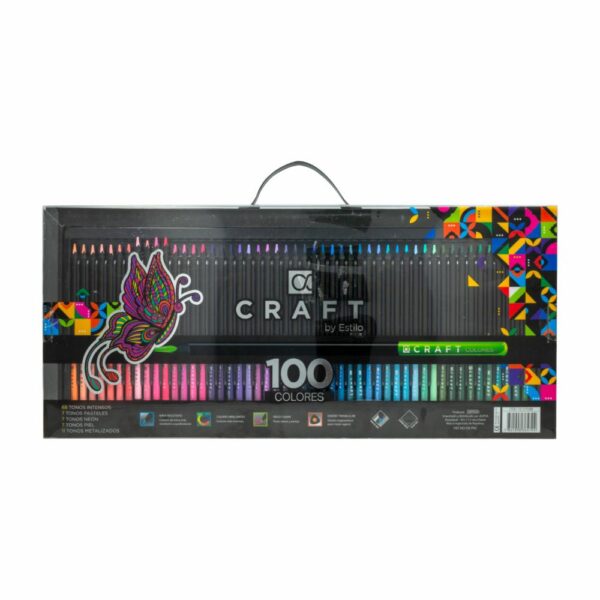 Lápices De Colores Craft ESTILO X 100 Uds - Imagen 2