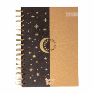 Agenda Doble Anillo Pasta Love Boho ESTILO 15 X 21 Cm