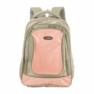 Mochila Gris Con Rosado AVANTI Grande