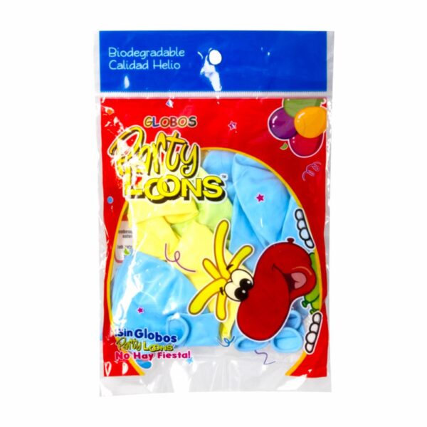 Globo N12 Surtido Pastel Mate PARTY COLORS X 10 Uds