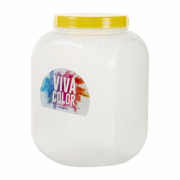 Pomo Repostero Con Tapa Ambar Viva Color N3 PLAPASA 2.75 L