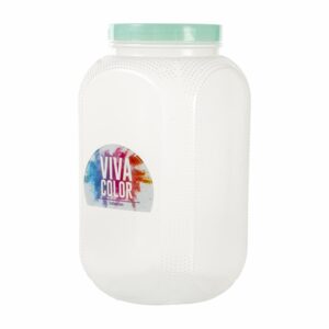 Pomo Repostero Con Tapa Verde Perlado Viva Color N4 PLAPASA 3.5 L