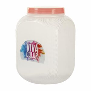 Pomo Repostero Con Tapa Rojo Laser Viva Color N3 PLAPASA 2.75 L