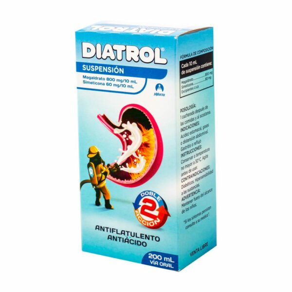 Antiácido Suspensión DIATROL 200 ml