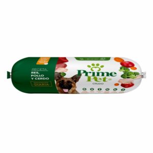 Alimento Para Perros Crudo Sabor A Res Pollo Y Cerdo PRIME PET 250 G