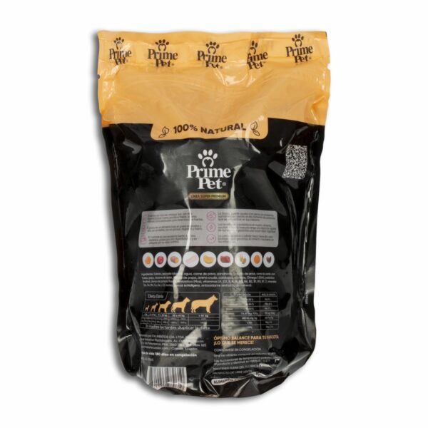 Alimento Cocido Salmón Y Pavo PRIME PET 1000 G - Imagen 2