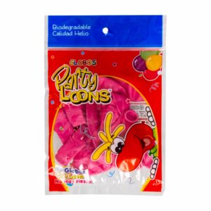 Globo N9 Fucsia PARTY LOONS X 10 Uds