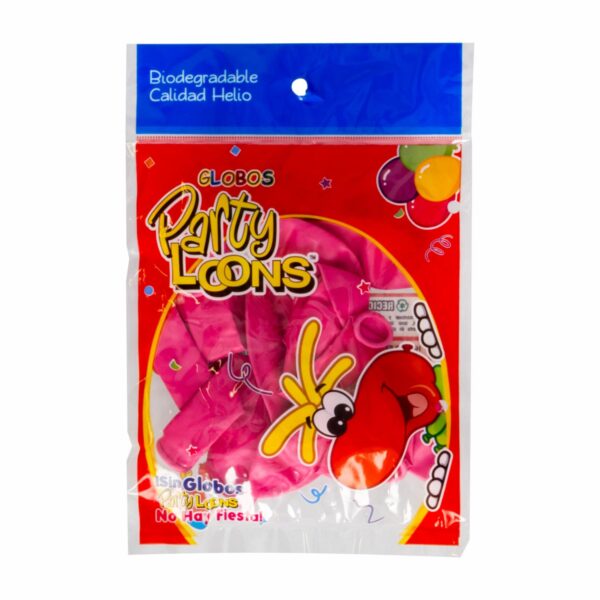 Globo N9 Fucsia PARTY LOONS X 10 Uds