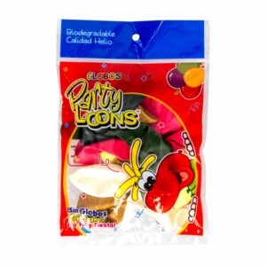 Globo N12 Surtido PARTY LOONS X 10 Uds