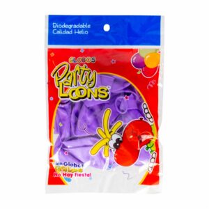Globo N12 Lila PARTY LOONS X 10 Uds