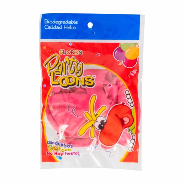 Globo N12 Fucsia PARTY COLORS X 10 Uds