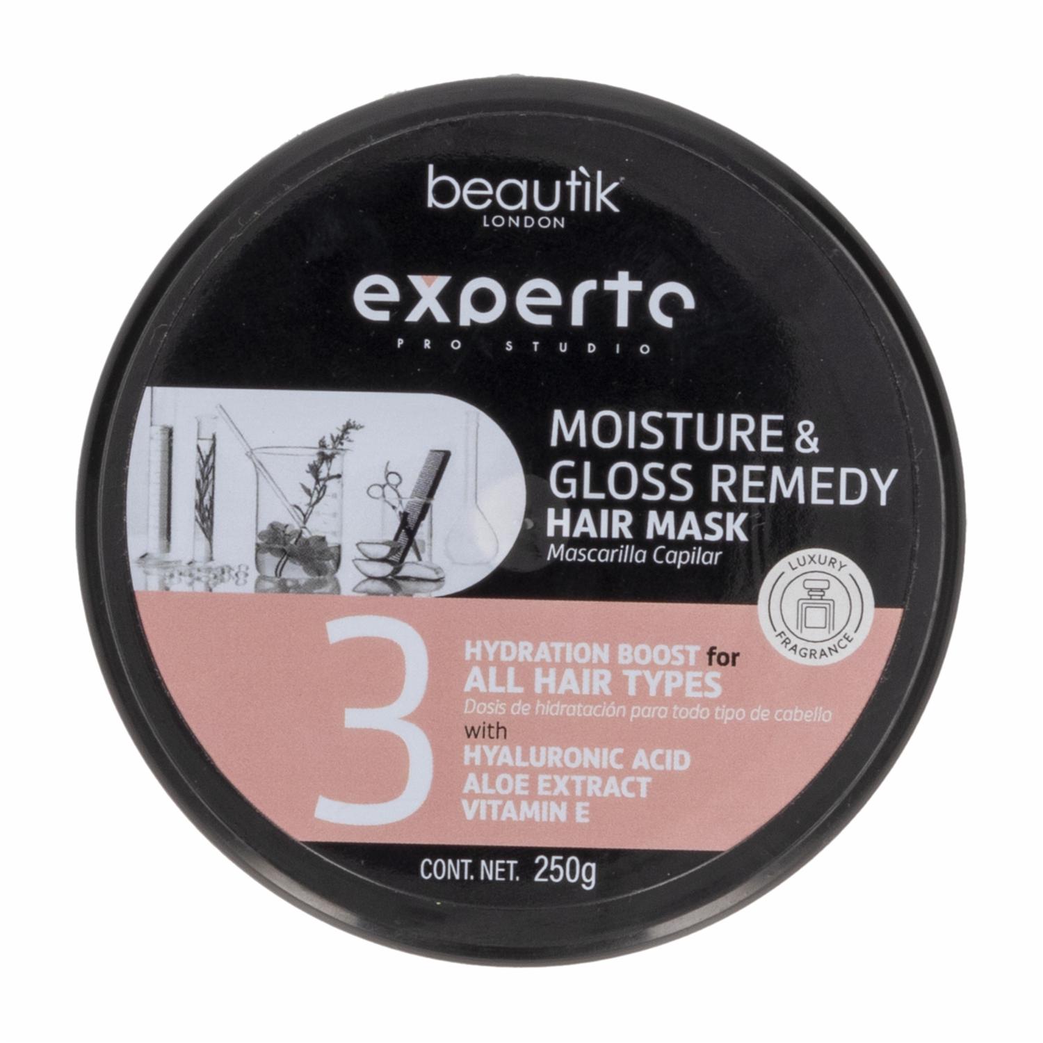 Mascarilla Capilar Moisture Gloss BEAUTÌK LONDON 250 G - Imagen 2