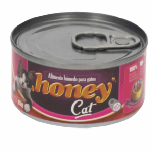 Alimento Para Gatos Sabor Atún Y Camarón HONEY 85 G