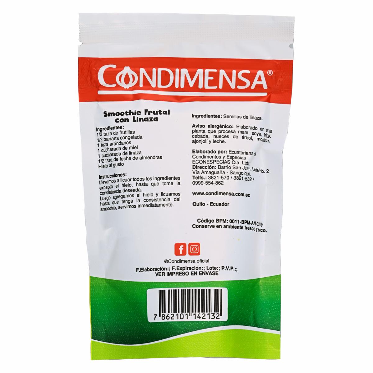 Linaza Natural CONDIMENSA 100 g - Imagen 2