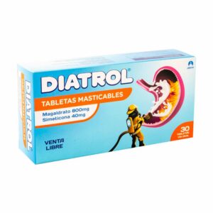 Antiácido Masticables Tabletas DIATROL 30 U