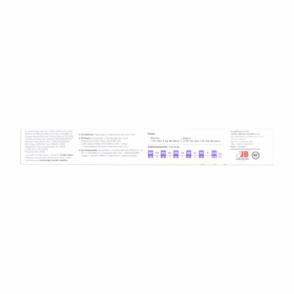Antiparasitario Para Mascotas Para Perros Y Gatos RELAMPAGO 10 Ml - Imagen 2