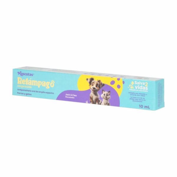 Antiparasitario Para Mascotas Para Perros Y Gatos RELAMPAGO 10 Ml - Imagen 4