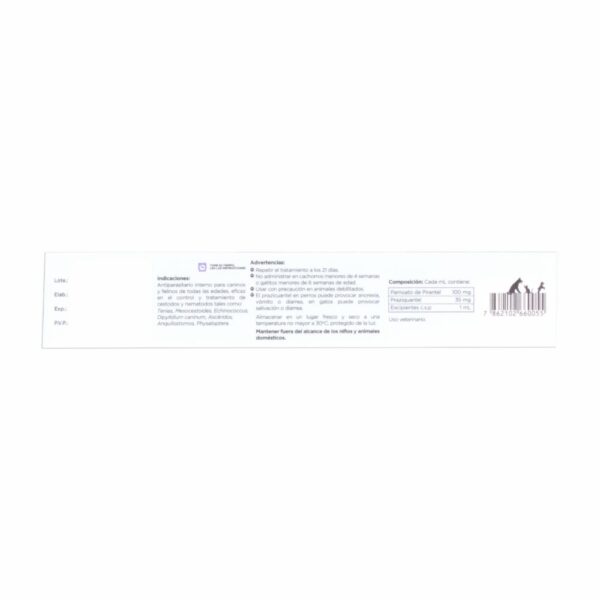Antiparasitario Para Mascotas Para Perros Y Gatos RELAMPAGO 5 Ml - Imagen 3