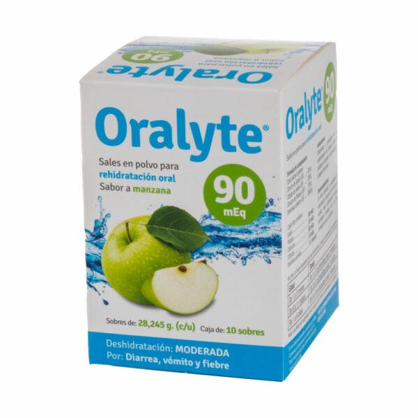 Suero Oral En Polvo Manzana Con Sales Sabor A Manzana ORALYTE 282.45 g