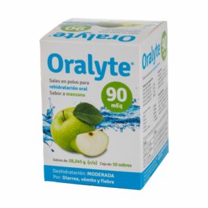 Suero Oral En Polvo Manzana Con Sales Sabor A Manzana ORALYTE 282.45 g