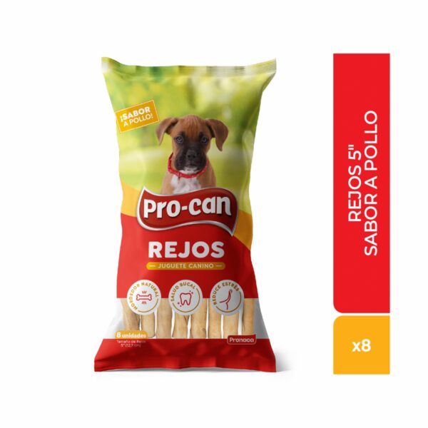 Snack Para Perros Rejos Sabor A Pollo PRO-CAN 63 G