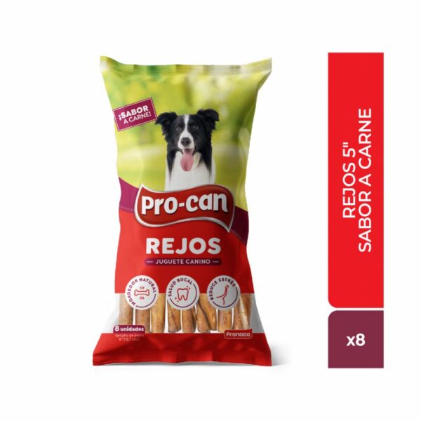 Snack Para Perros Rejos 5 Sabor A Carne PRO-CAN 60 G