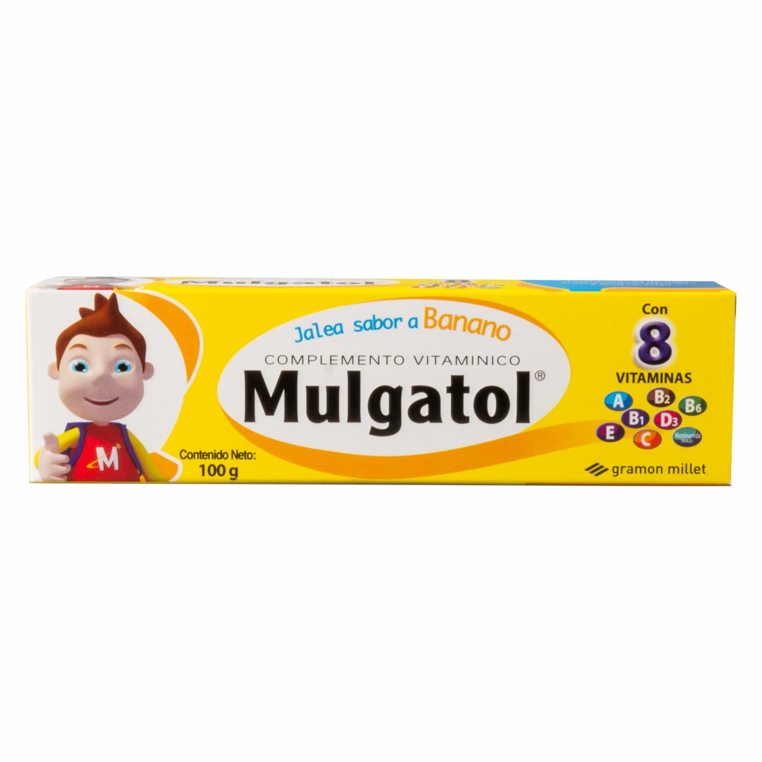 Multivitaminas Sabor A Banano MULGATOL 100g - Imagen 2