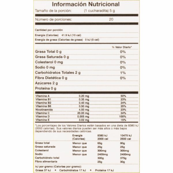 Multivitaminas Sabor A Banano MULGATOL 100g - Imagen 4