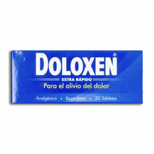 Analgésico Rápido En Tabletas DOLOXEN Frasco 20 Uds