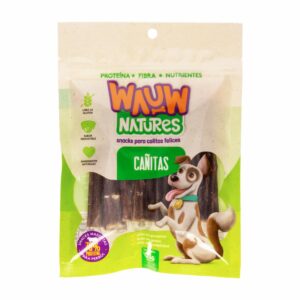 Snack Para Perros Cañitas WAUW 50 G