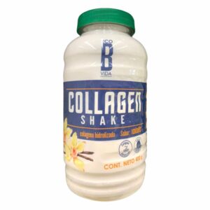 Collagen Shake Colágeno Hidrolizado Sabor A Vainilla Fácil Disolución ECOBVIDA 400 G