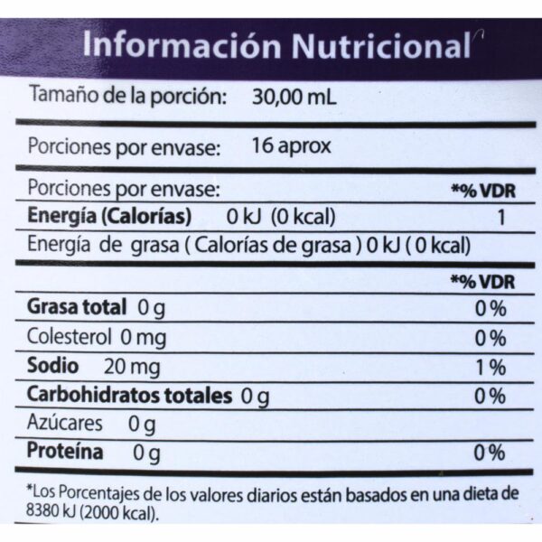 Néctar De Clorofila NATURES GARDEN 500 ml - Imagen 3