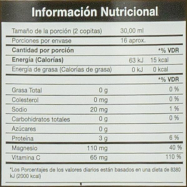 Magnesio Live NATURE'S GARDEN 500 ml - Imagen 2