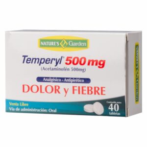 Paracetamol Temperyl Tableta NATURES GARDEN 40 Tabletas