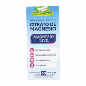 Citrato De Magnesio En tabletas NATURE'S GARDEN 108.60 G