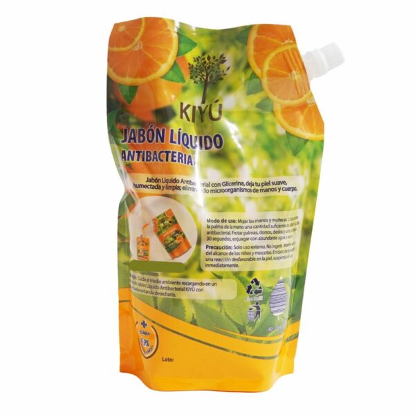 Jabón Liquido Orange Fresh KIYU 1000 Ml - Imagen 2