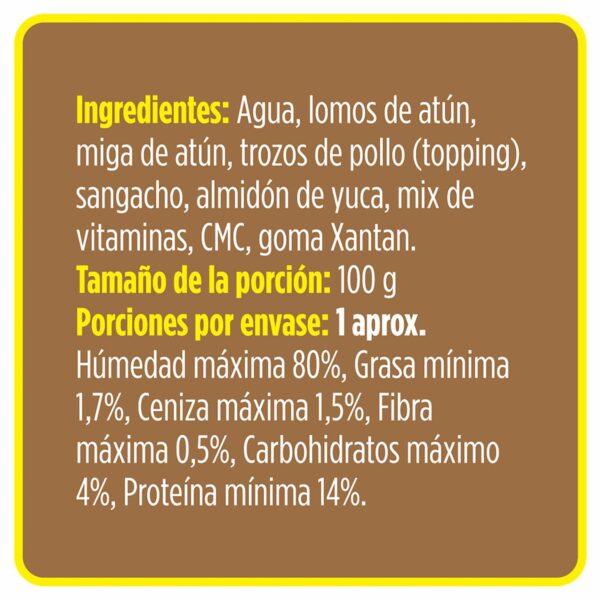 Alimento Húmedo Para Gatos De Atún Con Pollo PURE NATURE 85 G - Imagen 2