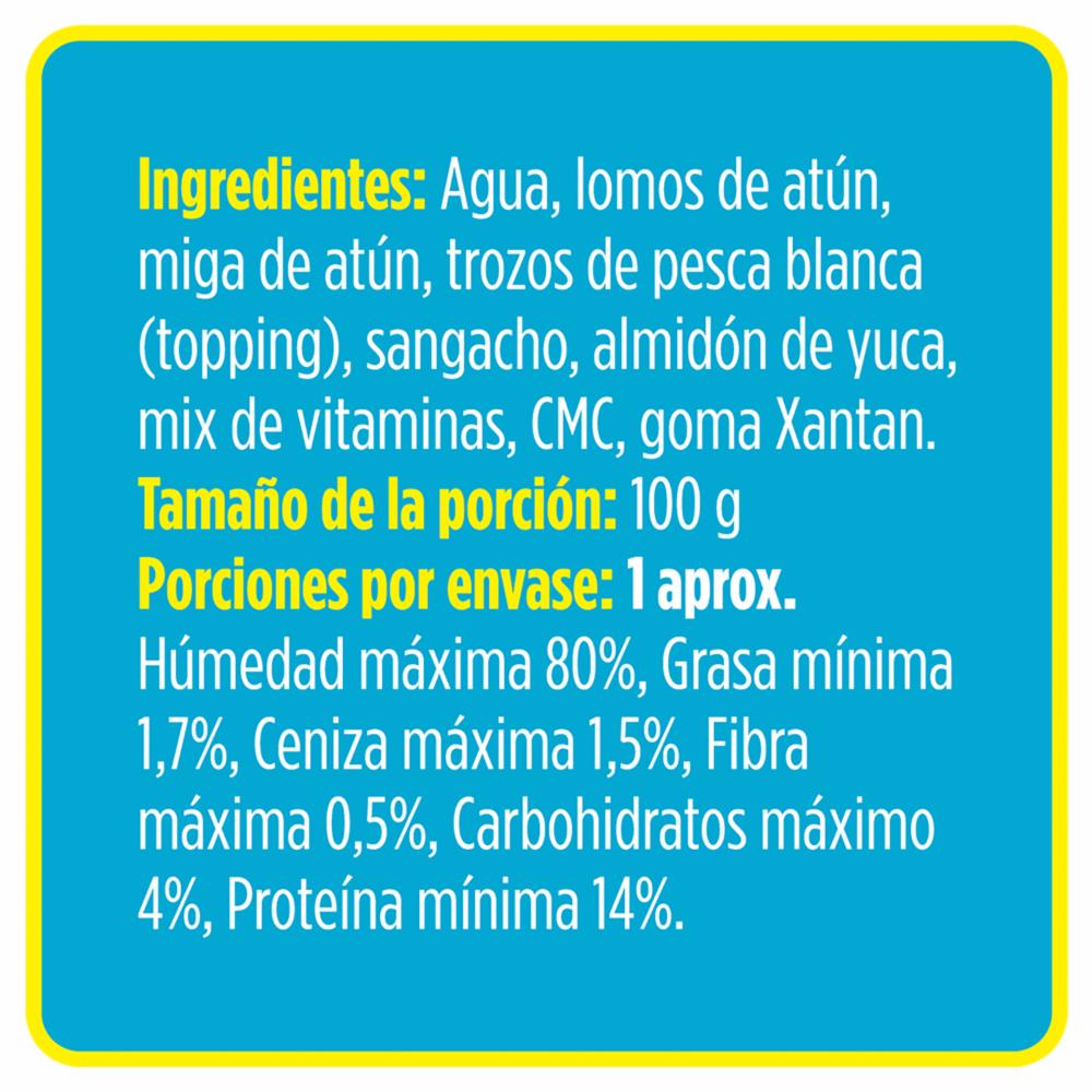 Alimento Húmedo Para Gatos De Atún Con Pesca Blanca PURE NATURE 85 G - Imagen 2