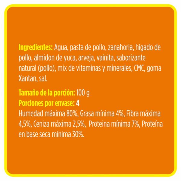 Alimento Húmedo Para Perros Pollo Con Vegetales PURE NATURE 400 G - Imagen 2