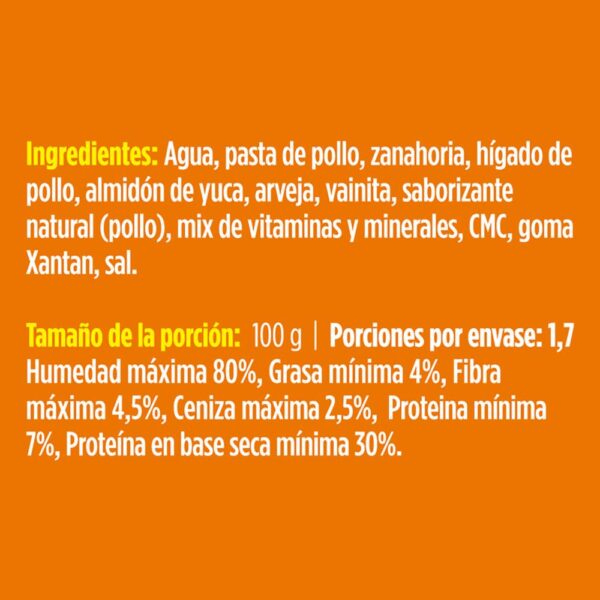 Alimento Húmedo Para Perros Pollo Con Vegetales PURE NATURE 170 G - Imagen 2