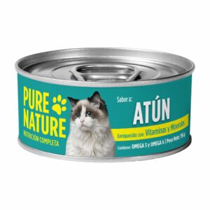 Alimento Húmedo Para Gatos De Atún PURE NATURE 156 G