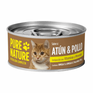 Alimento Húmedo Para Gatos De Atún Con Pollo PURE NATURE 156 G