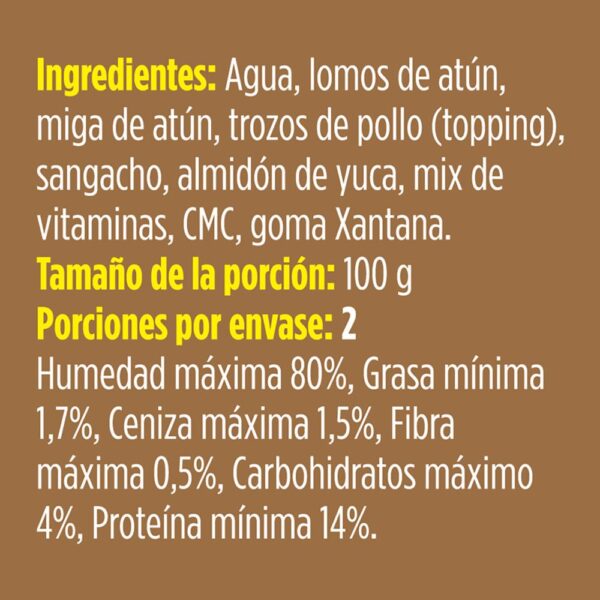Alimento Húmedo Para Gatos De Atún Con Pollo PURE NATURE 156 G - Imagen 2